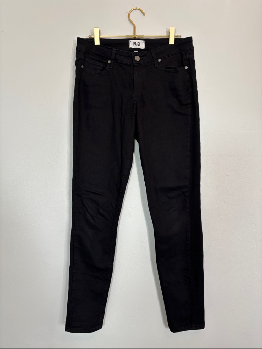 PAIGE Black Skinny Jeans